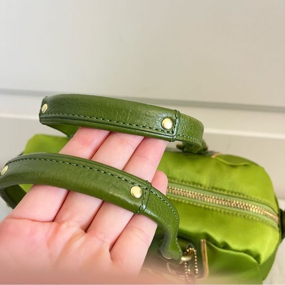 *RARE* COACH Lime Green Madison Ashley Tote Crossbody Satchel - Picture 11 of 16